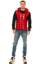 Load image into Gallery viewer, Red &quot;HOOD&quot; Jacket